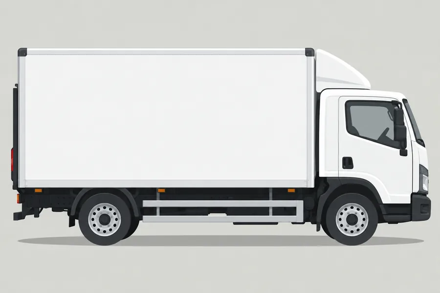 Side-view illustration of the 5.5 Tonne Lorry